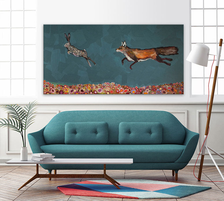 The Chase Canvas Wall Art
